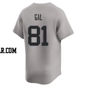Luis Gil Men's New York Yankees Gray Limited Away Jersey