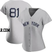 Luis Gil Women's New York Yankees Gray Replica 2021 Field of Dreams Jersey