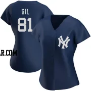 Luis Gil Women's New York Yankees Navy Authentic Alternate Team Jersey