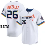 Luis Gonzalez Men's Houston Astros White Limited 2025 City Connect Jersey