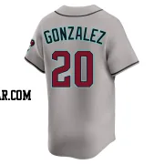 Luis Gonzalez Youth Arizona Diamondbacks Gray Limited Alternate Jersey