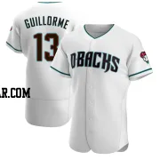 Luis Guillorme Men's Arizona Diamondbacks White/Teal Authentic Alternate Jersey