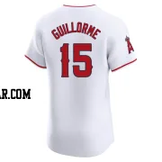 Luis Guillorme Men's Los Angeles Angels White Elite Home Jersey