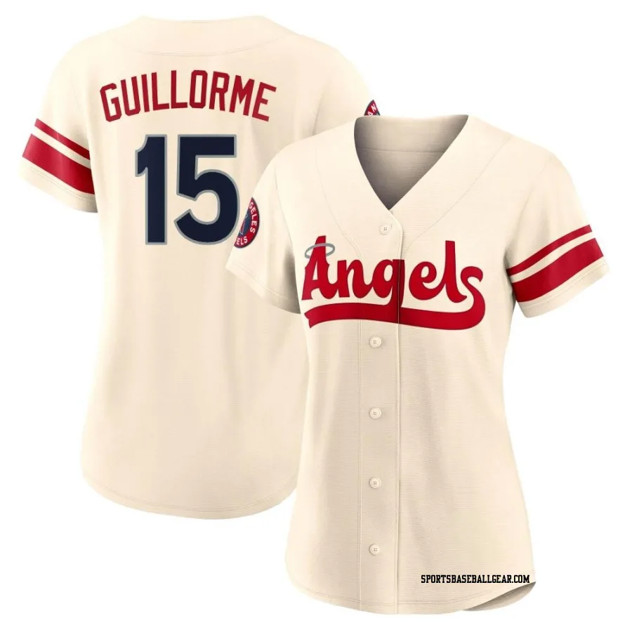 Luis Guillorme Women's Los Angeles Angels Cream Replica 2022 City Connect Jersey