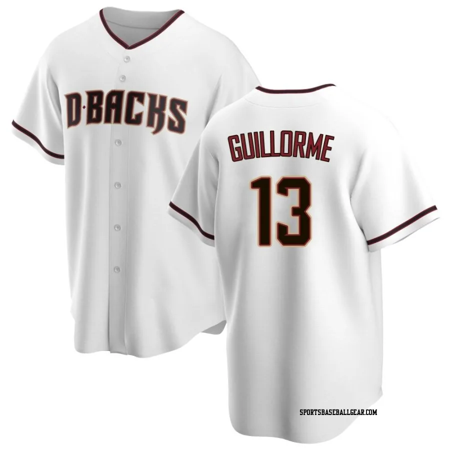 Luis Guillorme Youth Arizona Diamondbacks White Replica Home Jersey