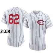 Luis Mey Men's Cincinnati Reds White Authentic 2022 Field Of Dreams Jersey