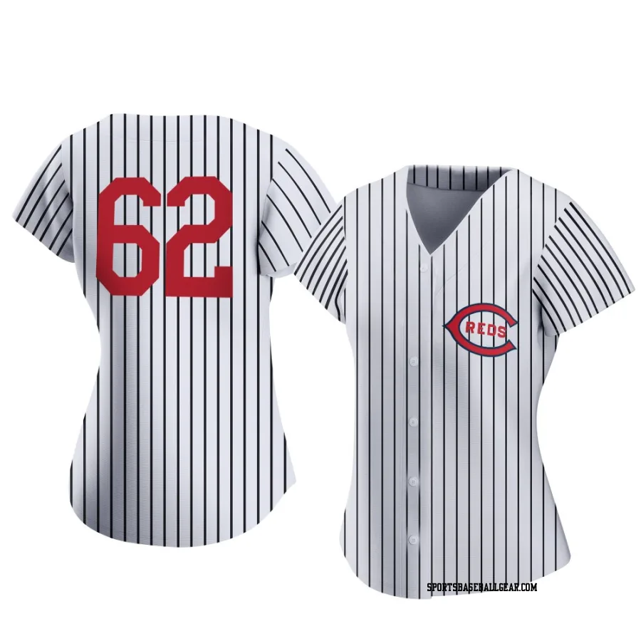 Luis Mey Women's Cincinnati Reds White Authentic 2022 Field Of Dreams Jersey