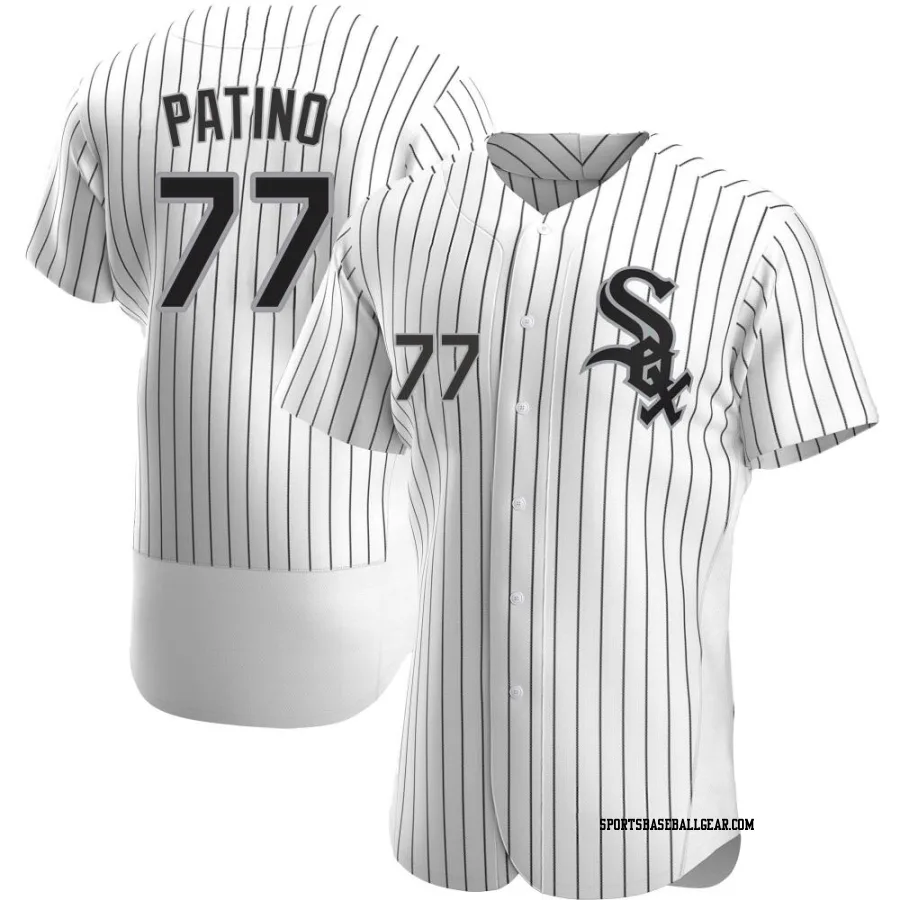 Luis Patino Men's Chicago White Sox White Authentic Home Jersey