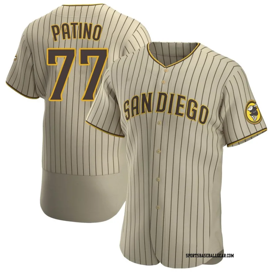 Luis Patino Men's San Diego Padres Tan/Brown Authentic Alternate Jersey