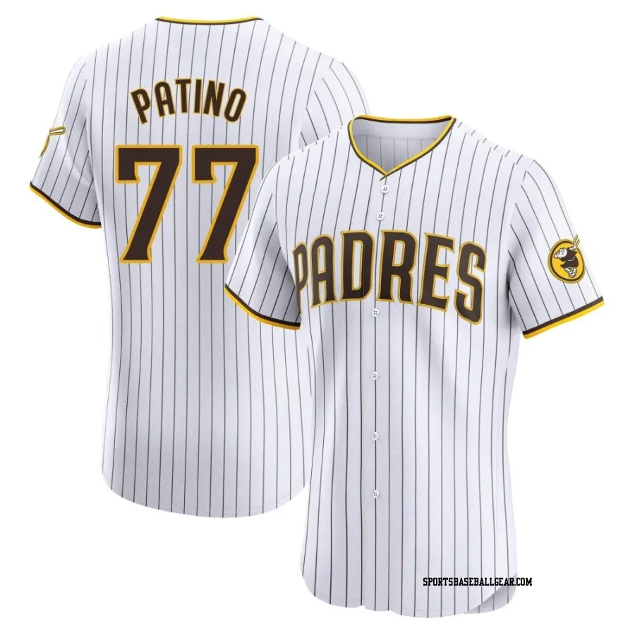 Luis Patino Men's San Diego Padres White Elite Home Jersey