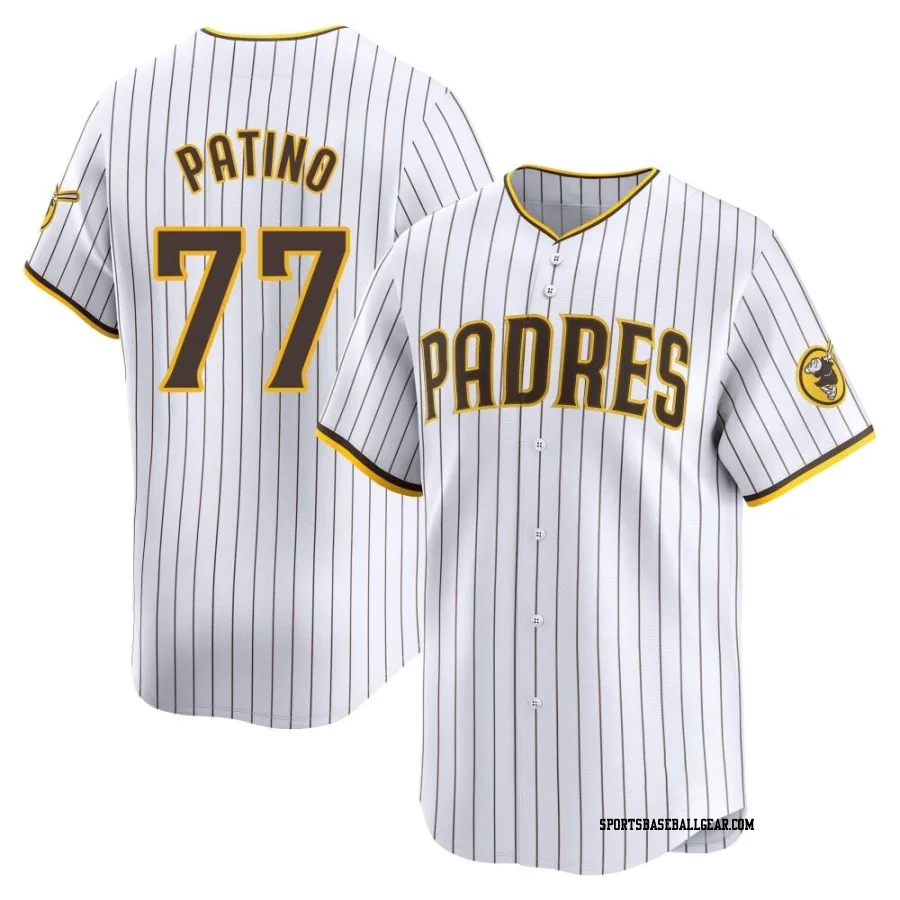 Luis Patino Men's San Diego Padres White Limited Home Jersey