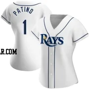Luis Patino Women's Tampa Bay Rays White Authentic Home Jersey
