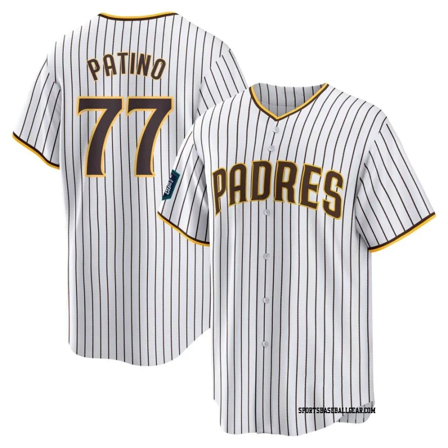 Luis Patino Youth San Diego Padres White Replica 2024 World Tour Seoul Series Home Jersey