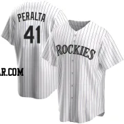 Luis Peralta Youth Colorado Rockies White Replica Home Jersey