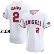 Luis Rengifo Men's Los Angeles Angels White Elite Home Patch Jersey