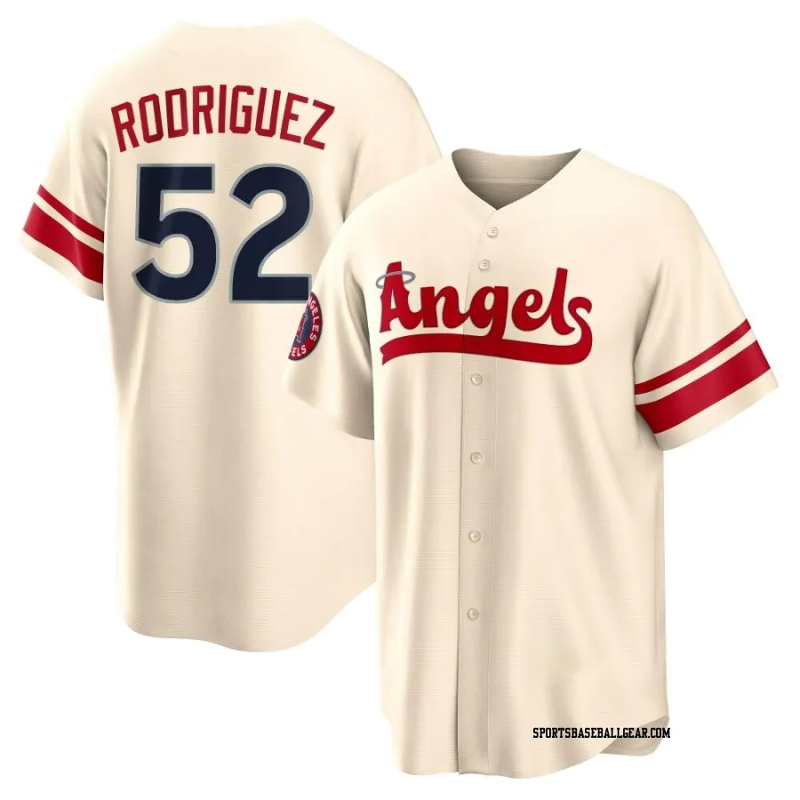 Luis Rodriguez Men's Los Angeles Angels Cream Replica 2022 City Connect Jersey