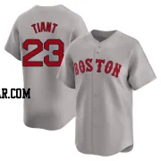 Luis Tiant Men's Boston Red Sox Gray Limited Away Jersey