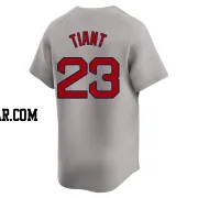 Luis Tiant Men's Boston Red Sox Gray Limited Away Jersey