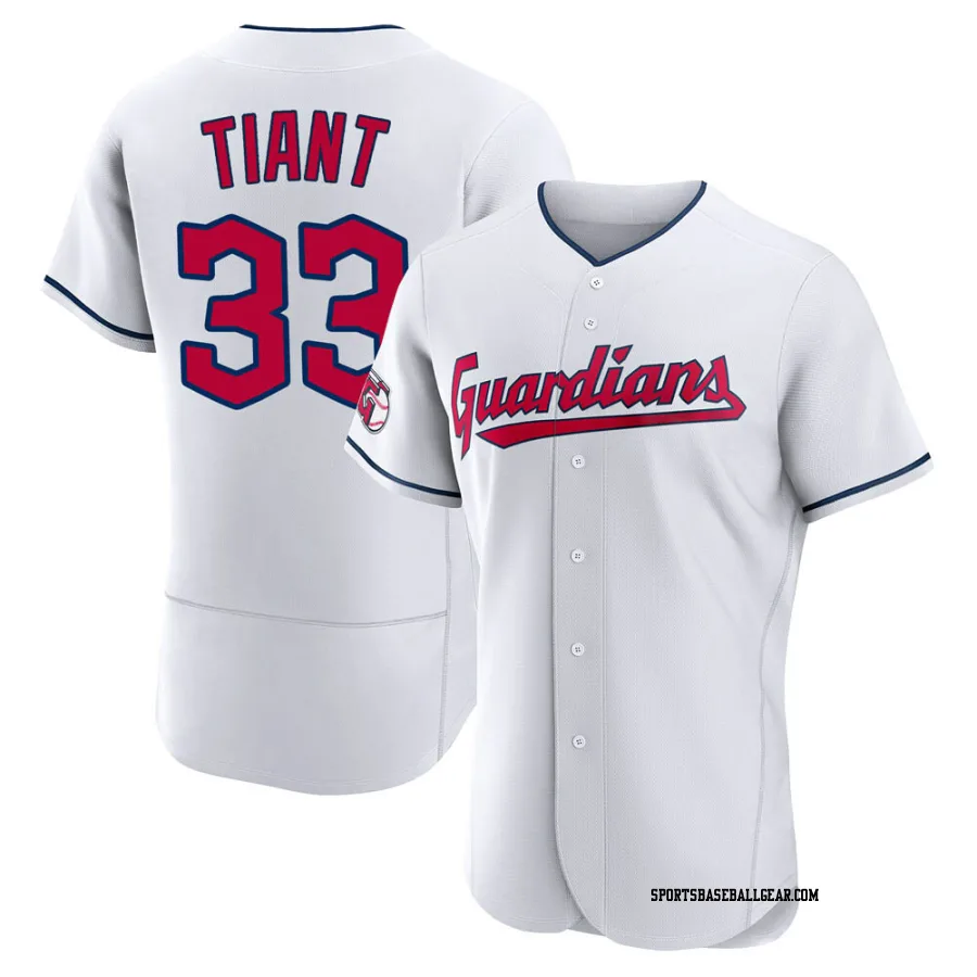 Luis Tiant Men's Cleveland Guardians White Authentic Home Jersey