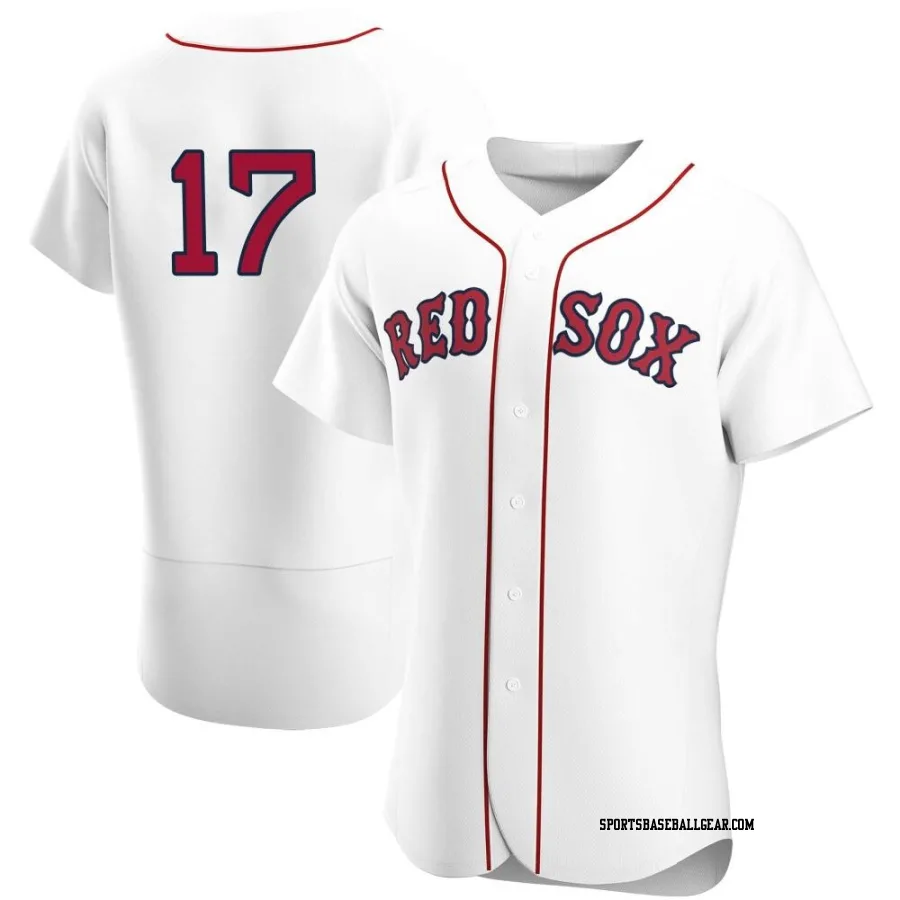 Luis Urias Men's Boston Red Sox White Authentic Home Team Jersey