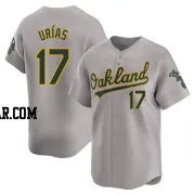 Luis Urias Men's Oakland Athletics Gray Limited Away Jersey