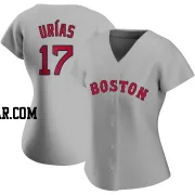 Luis Urias Women's Boston Red Sox Gray Replica Road Jersey