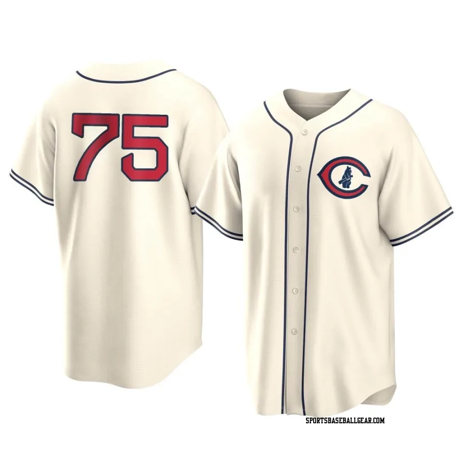 Luis Vazquez Men's Chicago Cubs Cream Replica 2022 Field Of Dreams Jersey