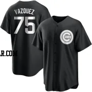 Luis Vazquez Youth Chicago Cubs Black/White Replica Jersey