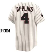 Luke Appling Men's Chicago White Sox Cream Limited Throwback Cooperstown Jersey