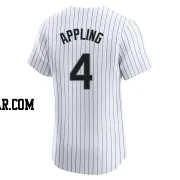Luke Appling Men's Chicago White Sox White Elite Home Jersey