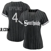 Luke Appling Women's Chicago White Sox Black Authentic 2021 City Connect Jersey