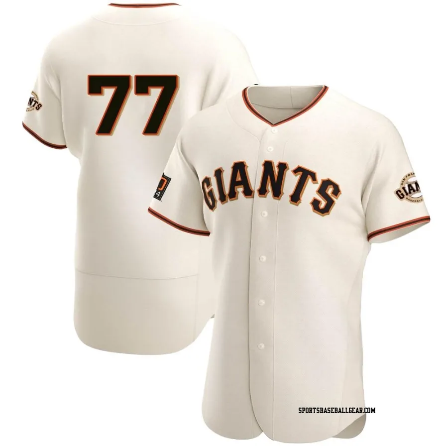 Luke Jackson Men's San Francisco Giants Cream Authentic Home Jersey
