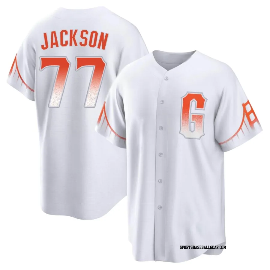 Luke Jackson Men's San Francisco Giants White Replica 2021 City Connect Jersey