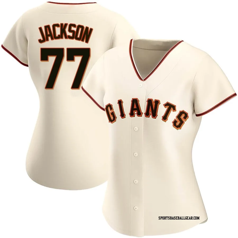 Luke Jackson Women's San Francisco Giants Cream Replica Home Jersey