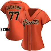 Luke Jackson Women's San Francisco Giants Orange Replica Alternate Jersey