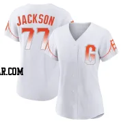 Luke Jackson Women's San Francisco Giants White Authentic 2021 City Connect Jersey