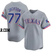 Luke Jackson Youth Texas Rangers Gray Limited Away Jersey