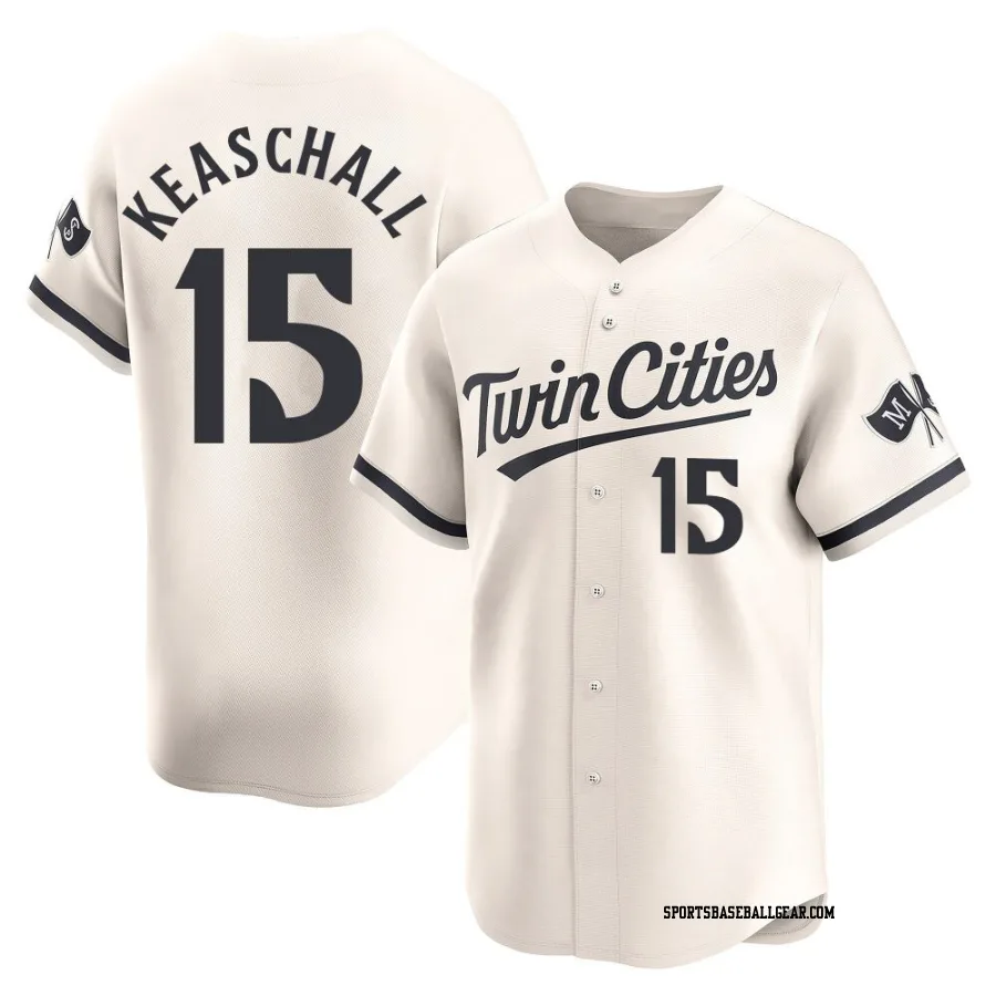 Luke Keaschall Men's Minnesota Twins Cream Limited Alternate Jersey