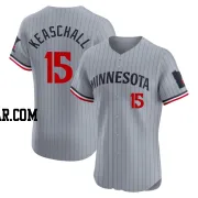 Luke Keaschall Men's Minnesota Twins Gray Elite Road Jersey