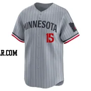 Luke Keaschall Men's Minnesota Twins Gray Limited Road Jersey