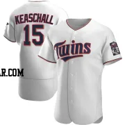 Luke Keaschall Men's Minnesota Twins White Authentic Home Jersey