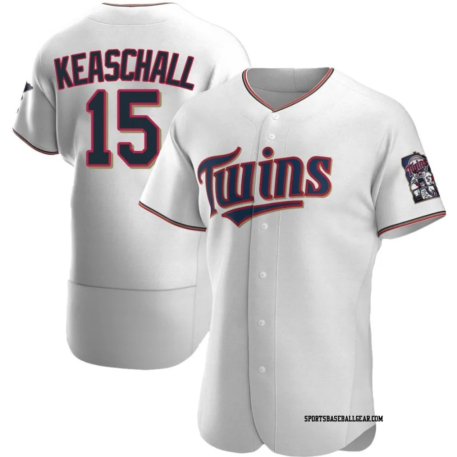 Luke Keaschall Men's Minnesota Twins White Authentic Home Jersey