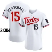 Luke Keaschall Men's Minnesota Twins White Elite Home Jersey