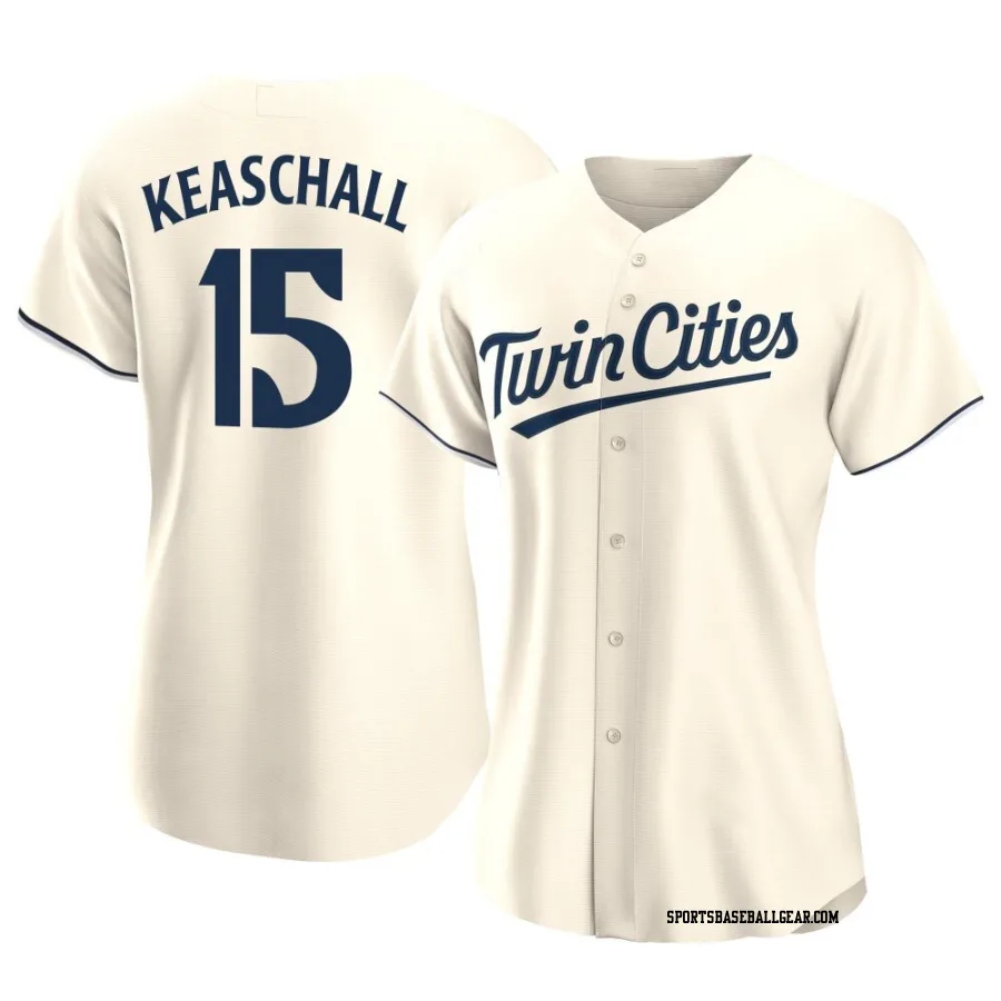 Luke Keaschall Women's Minnesota Twins Cream Authentic Alternate Jersey