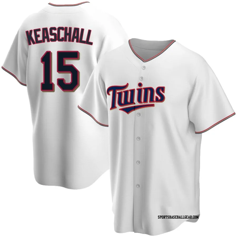 Luke Keaschall Youth Minnesota Twins White Replica Home Jersey