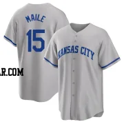 Luke Maile Men's Kansas City Royals Gray Replica 2022 Road Jersey