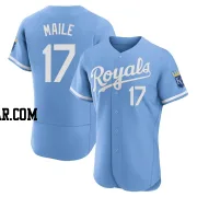 Luke Maile Men's Kansas City Royals Light Blue Authentic 2022 Alternate Jersey