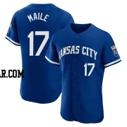 Luke Maile Men's Kansas City Royals Royal Authentic 2022 Alternate Jersey