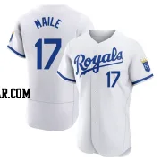 Luke Maile Men's Kansas City Royals White Authentic 2022 Home Jersey