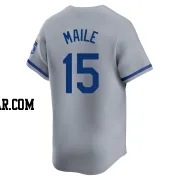 Luke Maile Youth Kansas City Royals Gray Limited Away Jersey